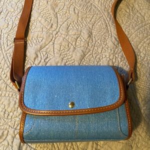 BOGO💖Blue/brown bag used for Polaroid camera💖